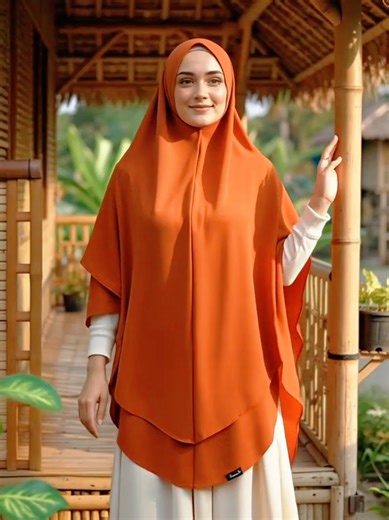 Di ruang yang sederhana dan tenang, kenyamanan jadi hal utama. Khimar syar’i jumbo ceruty premium yang ringan, adem, dan jatuh rapi. Dipakai lama tetap terasa nyaman dan menutup dengan sempurna 😌 #hijabfashion #khimarjumbo #cerutybabydoll #hijabstyle #creatorsearchinsights