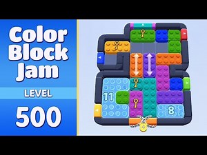 Color Block Jam Level 500 | Complete Walkthrough & Solutions! 🚧