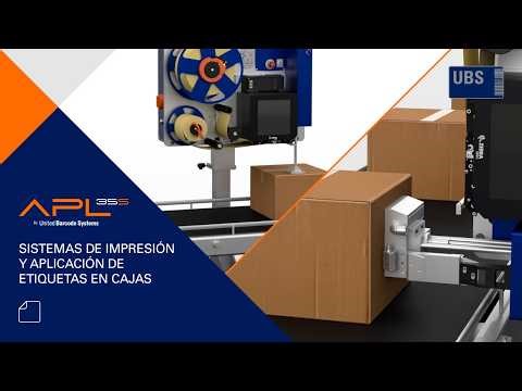 Sistema de impresión y aplicación para cajas y embalajes | APL35 Series by United Barcode Systems