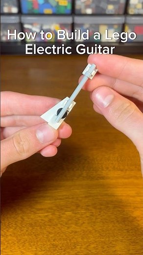 How to Build a Lego Electric Guitar #lego #legotutorial #legobuild #legos #legoshorts #legoaddict