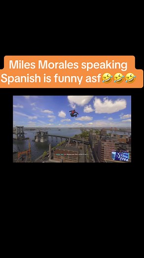 Miles Morales Speaking Spanish in Spiderman 2 | Hilarious Moments