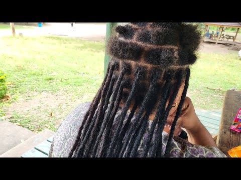 How to install handmade Dreadlocks Extensions live
