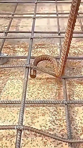 Manual Anchoring Process Integrating Foundation Slabs and Column Rebar