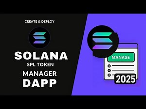 Create & Deploy Solana SPL Token Manager DApp | Solana Developer Project 2025 (Beginner to Advanced)