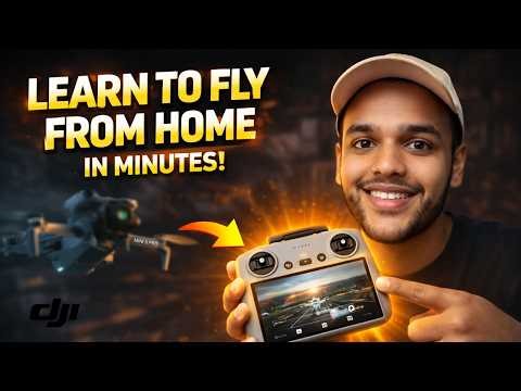 HOW I LEARNED TO FLY A DRONE AT HOME IN MINS (Beginners Guide) | DJI MINI 5 PRO | VLOG - 106