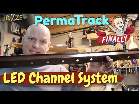 Permatrack is Metal Channel for Permanent RGB LEDs on your House - awesome year round light shows!