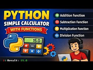 💻 Build a Calculator in Python using Functions (Step-by-Step)