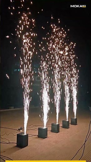 Create unforgettable stage moments with the MOKA SFX Cold Spark Machine ✨ #stagelighting