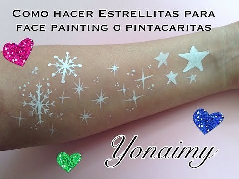 Stars for face painting