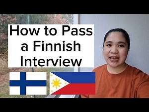 Simple Finnish 101 #8: How to Pass a Finnish Interview