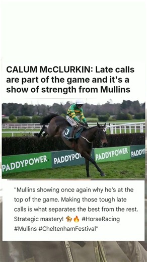 CALUM McCLURKIN: Late calls are part of the game and it's a show of strength from #sports #news