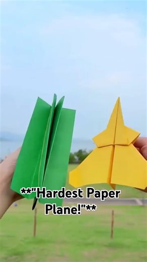 Most Complex Paper Airplane | Powerful Launch! #ComplexPaperAirplane #PowerfulLaunch #CraftEase