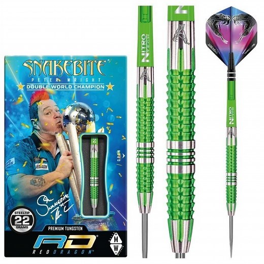 Red Dragon Peter Wright Snakebite Mamba 2 90% Darts