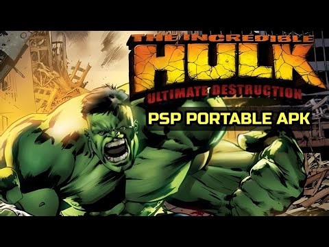 The Incredible Hulk Ultimate Destruction (PSP Portable apk) Android Gameplay offline