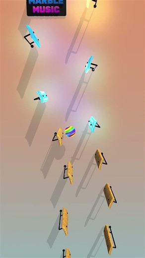 Baby Shark 3D Marble Beats 🎵 | Colorful Ball Run