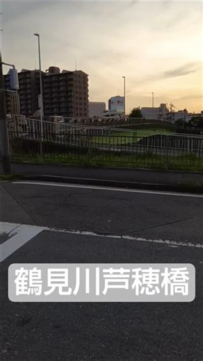 夕暮れの鶴見川