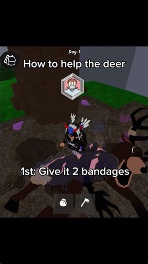 How to help the Deer in 99 nights in the forest