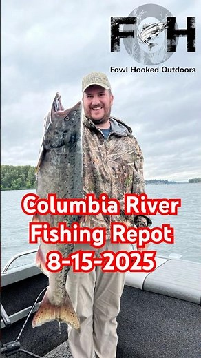 Columbia River salmon fishing report, 8-15-2025! #fishing #salmon