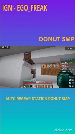 Auto regear station Donut smp #drdonut