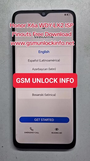 Honor X6a WDY-LX2 FRP Unlock Guide & Tools