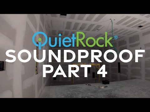 Soundproofing A Home Theatre with QuietRock | Part 4 | AFT Construction