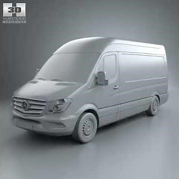 3D Model Mercedes-Benz Sprinter Panel Van SWB HR 2013 3D Model at 3DExport.com