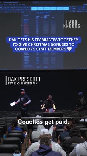 Dak Prescott Celebrates with Christmas Bonuses for Cowboys Staff
