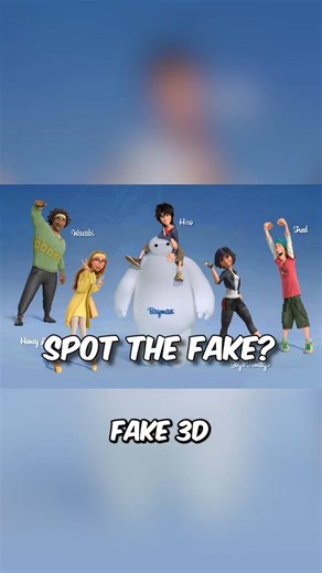 Can you spot the fake 3D model?