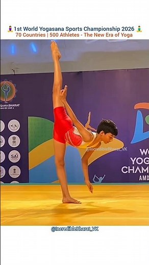 World Yogasana Sport C'Ship 2026 #yoga #shorts #viral #yogaday #sports #dance #ahemdabad #India #Yog