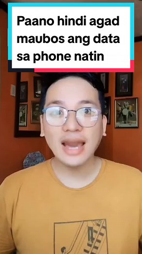 Paano Hindi Agad Maubos ang Data sa Phone: Easy Tutorial