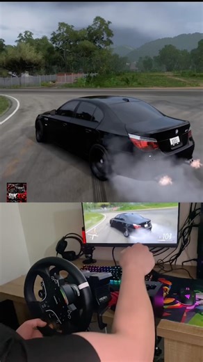 BMW M5 e60 VS drift🥵 in forza horizon 5 #forzahorizon5 #bmw #drifting #v10sound #fh5 #shorts