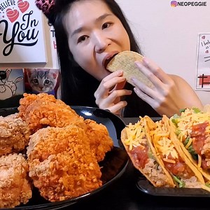 74K views · 66 shares | KFC Chicken Tacos! Made some chicken tacos with KFC's chicken tenders! Do you like tacos? Full video: https://bit.ly/2JmPCzx | Peggie Neo | Facebook