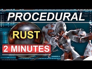 Blender 2.8 : Procedural Rust (In 2 Minutes!!!)