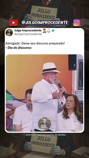 O discurso do homi 😂 #memesjurídicos #humor #advogado #julgoimprocedente #memes