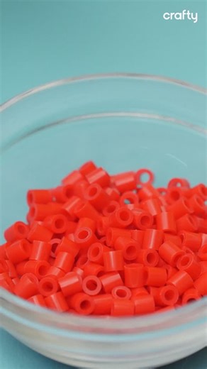 Crafty on Instagram: "Craft your own Christmas magic 🎄✨ DIY fuse bead coasters that actually look store-bought! #DIY #ChristmasCrafts #BeadArt #HolidayDecor #Coasters"