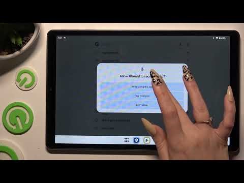 ACER Iconia Tab M10 – 電源を入れて音声入力を使う方法