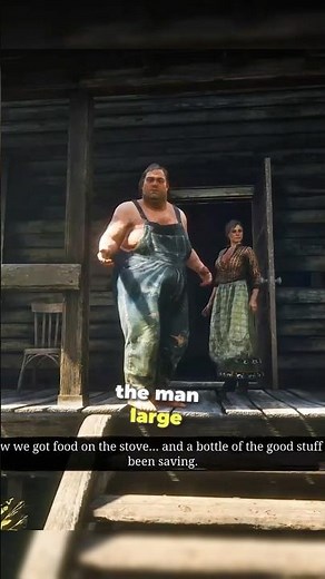 Dinner with a creepy couple in RDR2