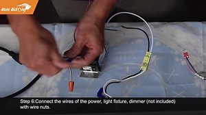 RUN BISON 4ft. White 5850Lumens Integrated LED Vapor Tight Light Garage Light with 3500k/4000k/5000k Selectable 0-10V Dimmable HT-G1LVTP-4FT/277-8453-235D