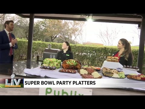 Super Bowl party platters from Publix