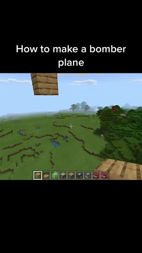 How to Make a Bomber Plane in Minecraft