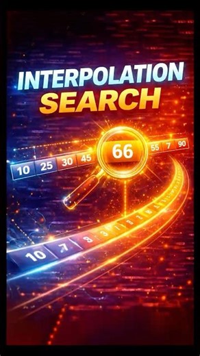 Smart Searching with Interpolation Search #shorts #youtubeshorts #viral #coding