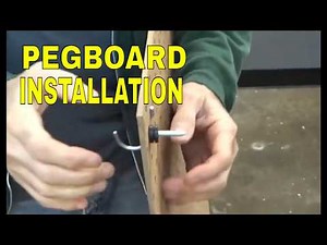 How to Install Pegboard in a Garage | Tool Organization Tips