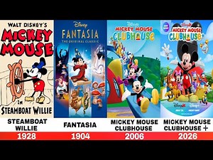 The Legacy of Mickey Mouse 😱 Movies, Series & Specials from 1928 to 2027