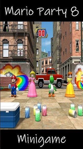Mario Party 8 - Shake It Up Mario vs Peach vs Yoshi vs Daisy