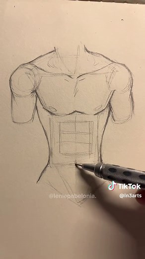 male torso tutorial | How To Draw A Body