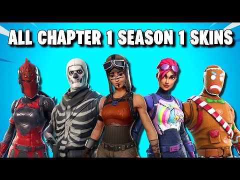 ALL Season 1 Skins in Fortnite! (Chapter 1)
