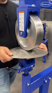 Shape steel or aluminum with precision. With 6 radiused anvils, a welded frame, and a 27.95” throat, the Eastwood English Wheel makes metal shaping smooth, accurate, and repeatable. | Eastwood