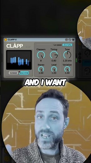 Human clap or drum machine snap?