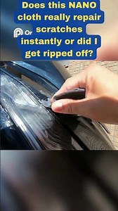 Does this NANO cloth REALLY Repair Scratches instantly or DID I GET RIPPED OFF? #shortsvideo #shorts