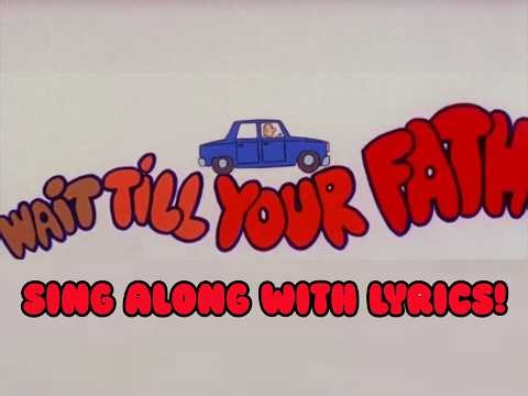 Wait Till Your Father Gets Home theme song - lyrics on screen